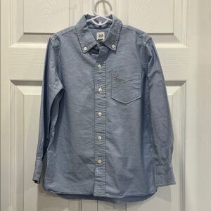 Gap Kids Light Blue Long Sleeve Shirt